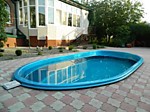 Частный бассейн из композитного материала г. Барнаул